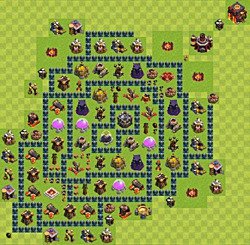 Base plan (layout), Town Hall Level 10 for farming (#26)
