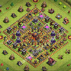 Municipio livello 10 Base + Link - Miglior Disposizione villaggio per Farming COC 2026 TH10, #2631