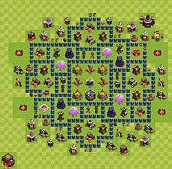 Base plan (layout), Town Hall Level 10 for farming (#29)