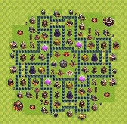Base plan (layout), Town Hall Level 10 for farming (#31)