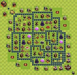 Base plan (layout), Town Hall Level 10 for farming (#33)