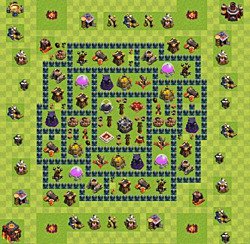 Base plan (layout), Town Hall Level 10 for farming (#37)