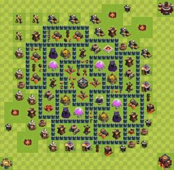 Base plan (layout), Town Hall Level 10 for farming (#44)