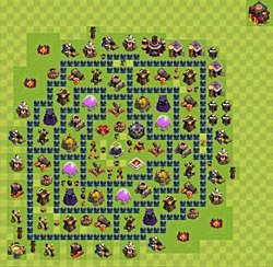 Base plan (layout), Town Hall Level 10 for farming (#45)