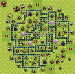 Base plan (layout), Town Hall Level 10 for farming (#46)