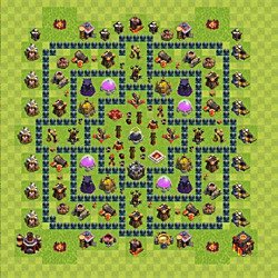 Base plan (layout), Town Hall Level 10 for farming (#57)
