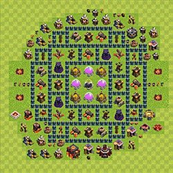 Base plan (layout), Town Hall Level 10 for farming (#60)