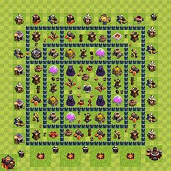 Base plan (layout), Town Hall Level 10 for farming (#66)