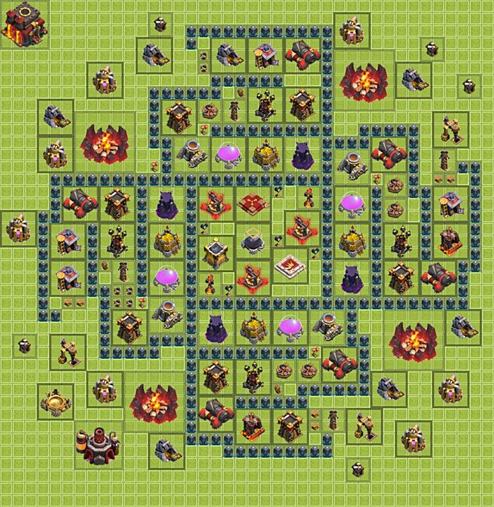 Base plan TH10 (design / layout) for Farming, #14