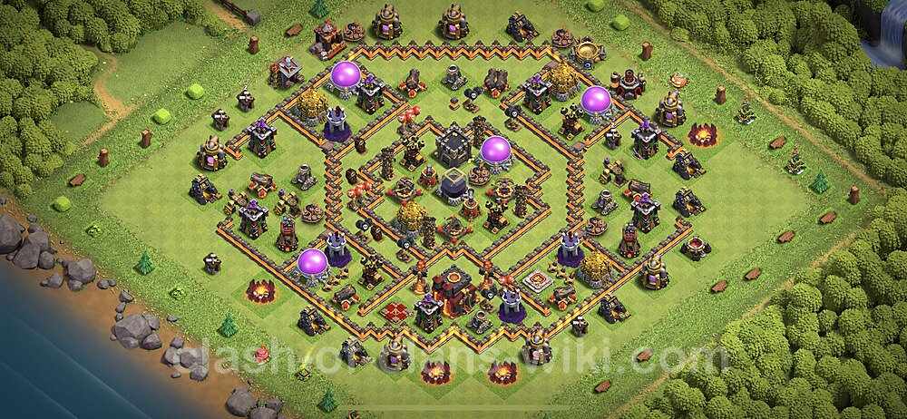 Base plan TH10 (design / layout) with Link, Hybrid for Farming 2023, #95