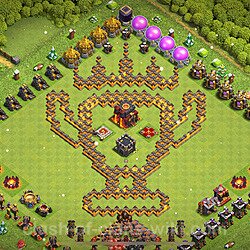 Base plan (layout), Town Hall Level 10 Troll / Funny (#1190)