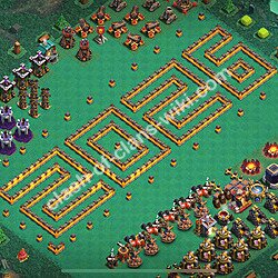 Top Troll Base HDV 10 + Lien (Link) 2026 - Funny Hôtel de Ville 10 Base Copier, #1317