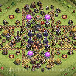 Base plan (layout), Town Hall Level 10 Troll / Funny (#18)
