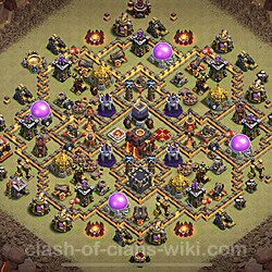 Base plan (layout), Town Hall Level 10 for clan wars (#107)