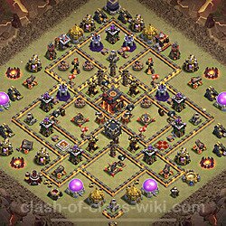 Base plan (layout), Town Hall Level 10 for clan wars (#111)