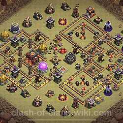 Base plan (layout), Town Hall Level 10 for clan wars (#117)