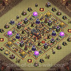 Base plan (layout), Town Hall Level 10 for clan wars (#118)