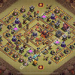 Top Anti 3 Etoiles Base de Guerre HDV 10 + Lien (Link), Ligue des légendes 2026 gdc - Hôtel de Ville 10 Base Copier, #120