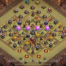 Base plan (layout), Town Hall Level 10 for clan wars (#1742)