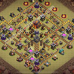 Top Anti 2 Etoiles Base de Guerre HDV 10 + Lien (Link), Ligue des légendes 2026 gdc - Hôtel de Ville 10 Base Copier, #1908