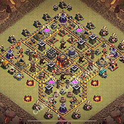 Top Base de Guerre HDV 10 + Lien (Link), Anti Air / Dragon, Hybride 2026 gdc - Hôtel de Ville 10 Base Copier, #1985