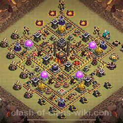 Base plan (layout), Town Hall Level 10 for clan wars (#2207)