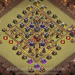 Die Base Rathaus LvL 10 für Clan Krieg (#2715)