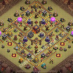 Base plan (layout), Town Hall Level 10 for clan wars (#3209)