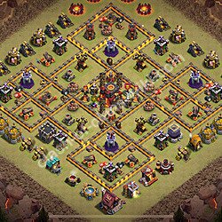 Base plan (layout), Town Hall Level 10 for clan wars (#3225)