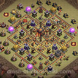 Base plan (layout), Town Hall Level 10 for clan wars (#678)