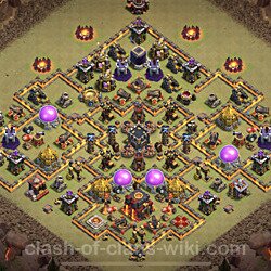 Base plan (layout), Town Hall Level 10 for clan wars (#685)