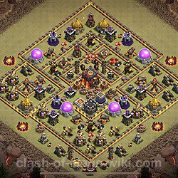 Base plan (layout), Town Hall Level 10 for clan wars (#74)