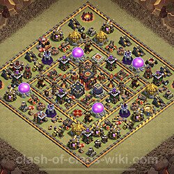 Base plan (layout), Town Hall Level 10 for clan wars (#79)