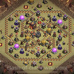 Base plan (layout), Town Hall Level 10 for clan wars (#81)