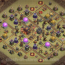Base plan (layout), Town Hall Level 10 for clan wars (#94)