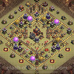 Base plan (layout), Town Hall Level 10 for clan wars (#98)