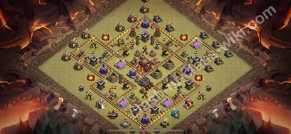 Top Anti 2 Etoiles Base de Guerre HDV 10 + Lien (Link), Anti tout 2026 gdc - Hôtel de Ville 10 Base Copier, #1906