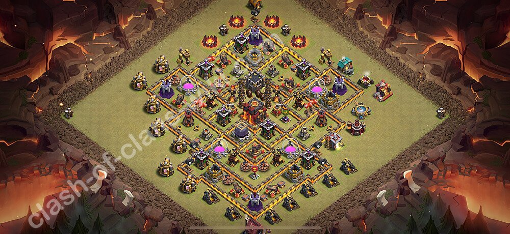 BB10 Maksimum Seviye Savaş Köy Düzeni Kopyalama Linki, Hibrit, Kopyala Belediye Binası 10 2026, #2207