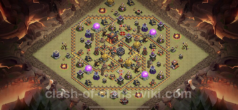 Die Clan War Base RH10 + Link, Anti Alles - COC Rathaus Level 10 Kriegsbase (CK / CW), #81
