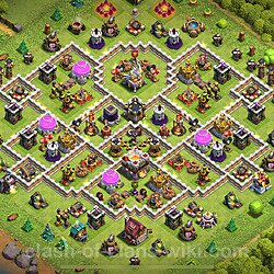 Base plan (layout), Town Hall Level 11 for trophies (defense) (#2751)