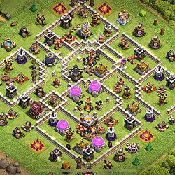TH11 Anti 3 Stars Base Plan with Link, Copy Town Hall 11 Base Design 2026, #2781