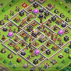 Die Base Rathaus LvL 11 für Trophäen (Verteidigung) (#2807)