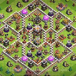 Die Base Rathaus LvL 11 für Trophäen (Verteidigung) (#2808)
