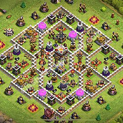 Anti Dragon TH11 Base Plan with Link, Anti 3 Stars, Copy Town Hall 11 Anti Air Design 2026, #2808
