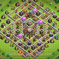 Die Base Rathaus LvL 11 für Trophäen (Verteidigung) (#2810)