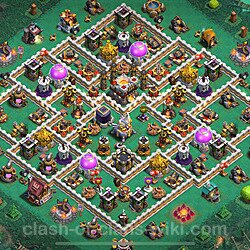 Die Base Rathaus LvL 11 für Trophäen (Verteidigung) (#2814)