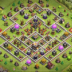 Base plan (layout), Town Hall Level 11 for trophies (defense) (#3079)
