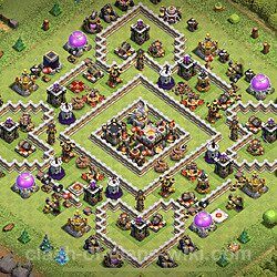 Base plan (layout), Town Hall Level 11 for trophies (defense) (#33)