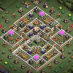 Base plan (layout), Town Hall Level 11 for trophies (defense) (#3382)