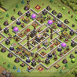 Base plan (layout), Town Hall Level 11 for trophies (defense) (#35)